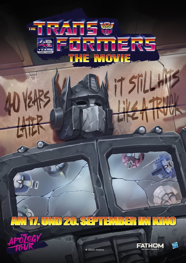 Filmplakat Transformers: Der Film - 40. Jubiläum