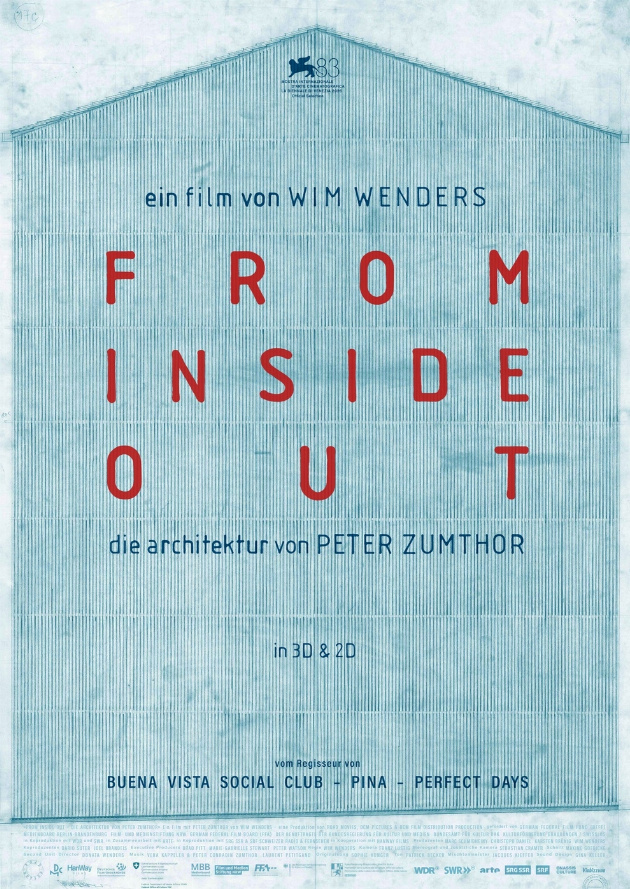 Filmplakat FROM INSIDE OUT - Die Architektur von Peter Zumthor